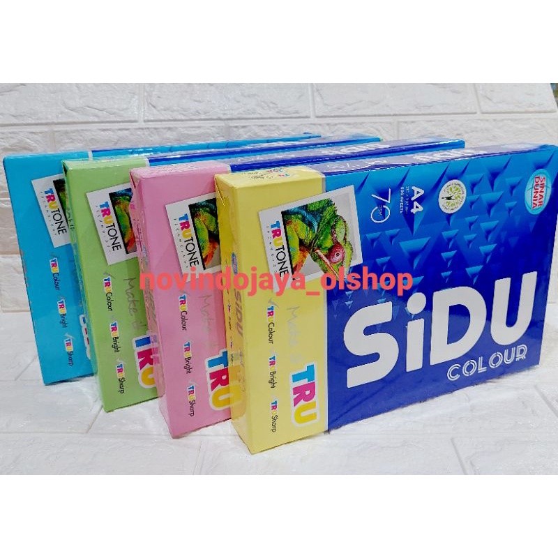

Kertas HVS Warna A4 70 gsm SIDU - Kertas Colour sheets