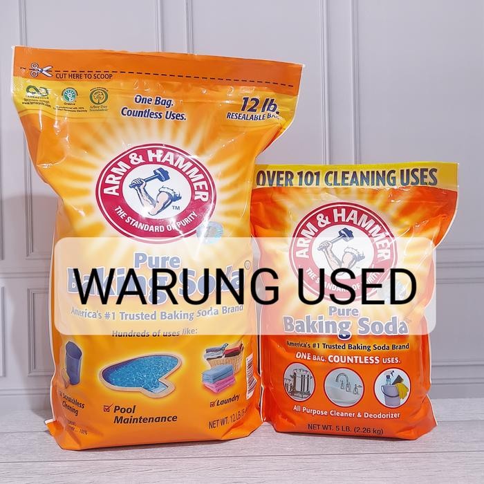 

BAKING SODA MERK ARM & HAMMER BAKING SODA 5.44 KG MADE IN USA 5.44KG