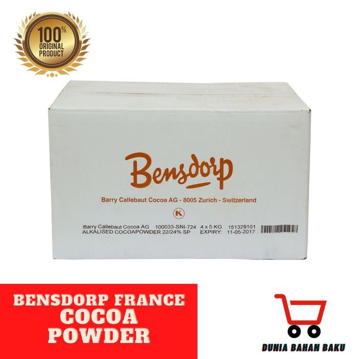 

BENSDORP FRANCE COCOA POWDER / BENSDROP SWISS / COCOA POWDER 5 KG/SAK