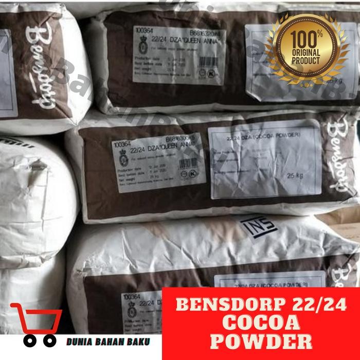 

COKLAT BUBUK BENSDORP 22/24 "QUEEN ANNA" 25 KG - 1 ZAK ASLI 100%