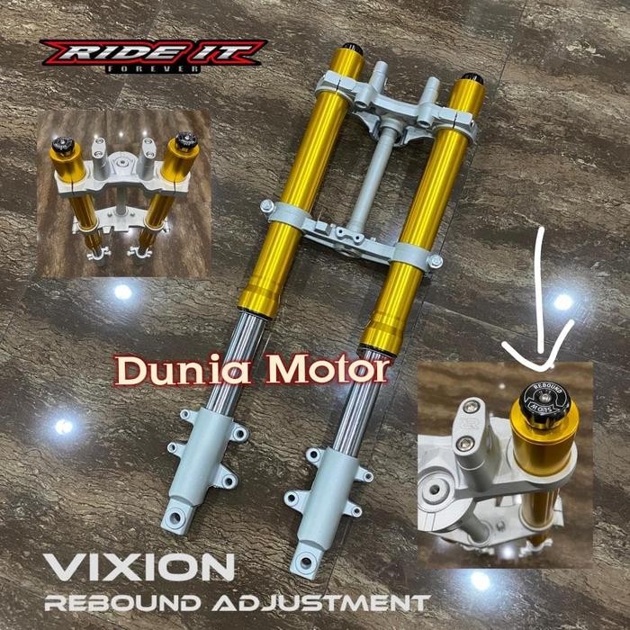 PALING MURAH. USD UPSIDE DOWN VIXION MERK RIDE IT BISA KE MOTOR BYSON XABRE SCORPIO