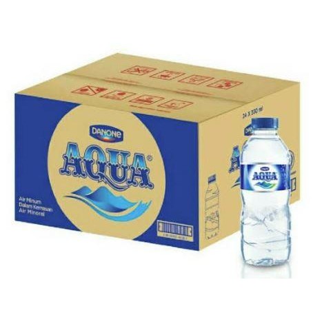 

aqua 330ml - 1 dus isi 24 botol