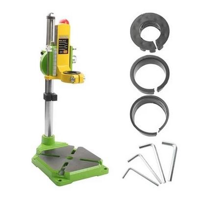 Stand Dudukan Bor / Drill Stand Stand Mesin Bor Tangan Stand Drill Alumunium Base Dudukan Mesin Bor