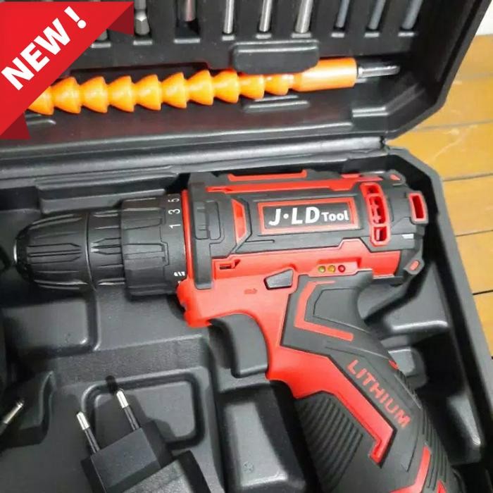mesin bor cordless JLD bor tanpa kabel