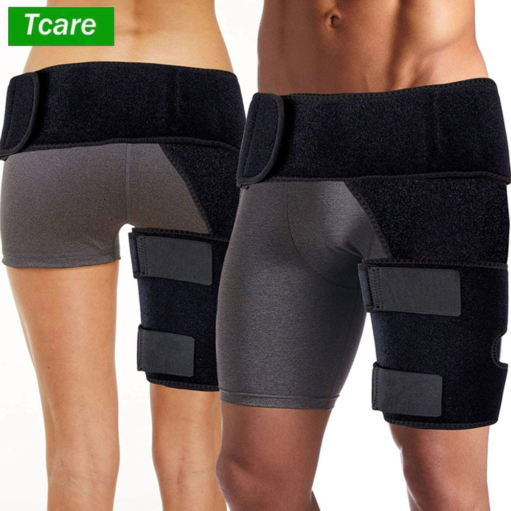 1 Pcs Groin Hip Brace, Sciatica Support Wrap, Hamstring Compression Sleeve For Pulled Quadriceps
