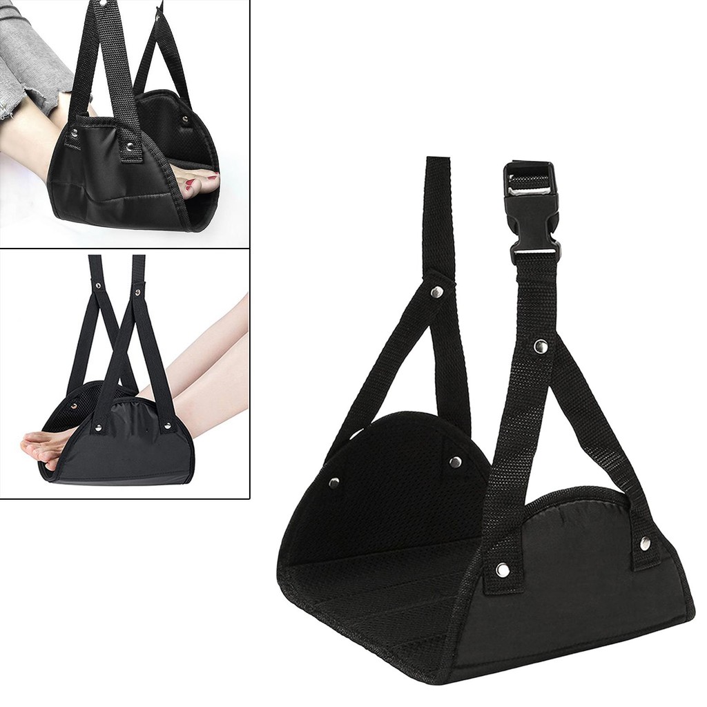 Foot Heel Hammock Travel Foot Rest Portable Foot Sling Leg Rest Airplane Footrest For Trian Plane