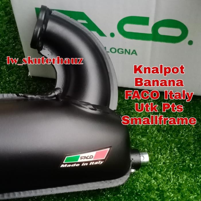 BARU.. KNALPOT FACO HITAM UTK SMALLFRAME PTS DKK