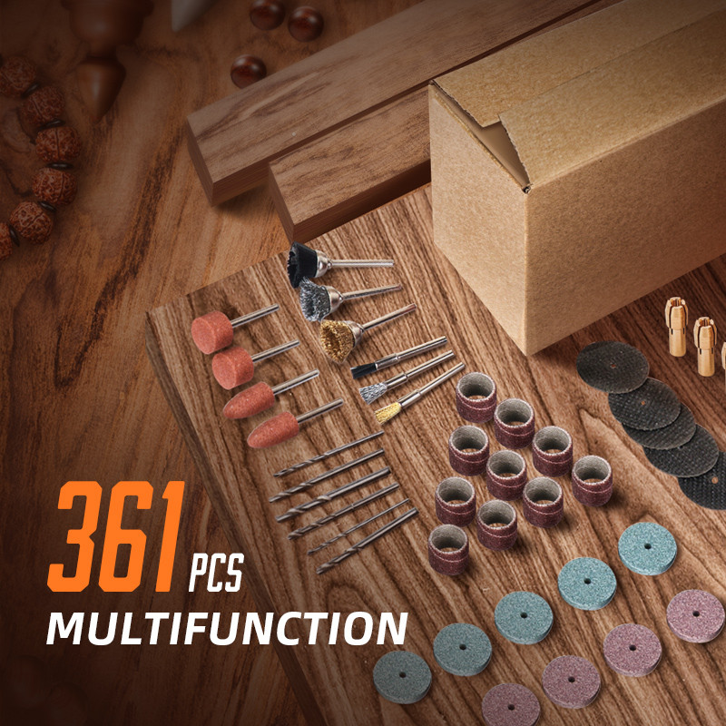 361PCS/lot Power Tools Dremel Rotary Tool Accessory Set Fits for Dremel Drill Grinding Polishing Dre