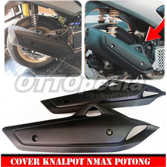 """] TAMENG COVER TUTUP KNALPOT POTONG CUSTOM LANCIP MODEL ORI YAMAHA NMAX