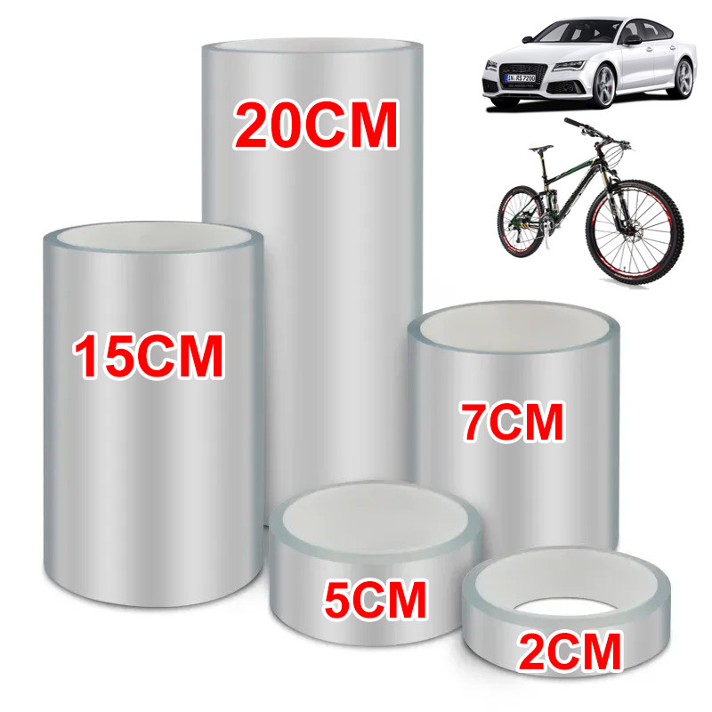 Transparent Bicycle Stickers Tape 3M 5M 10M Bike Frame Protector Cycling Tape Film Invisible Scratch
