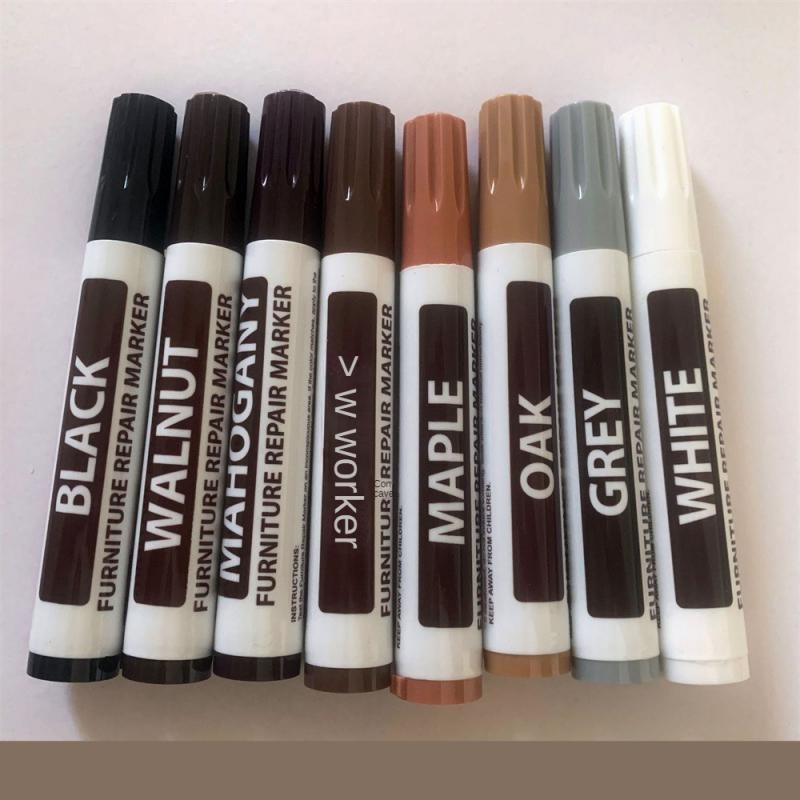 

1-5Pcs Furniture Touch Up Kit Markers Amp Filler Sticks Wood Composite Grain Paint Repair Pen