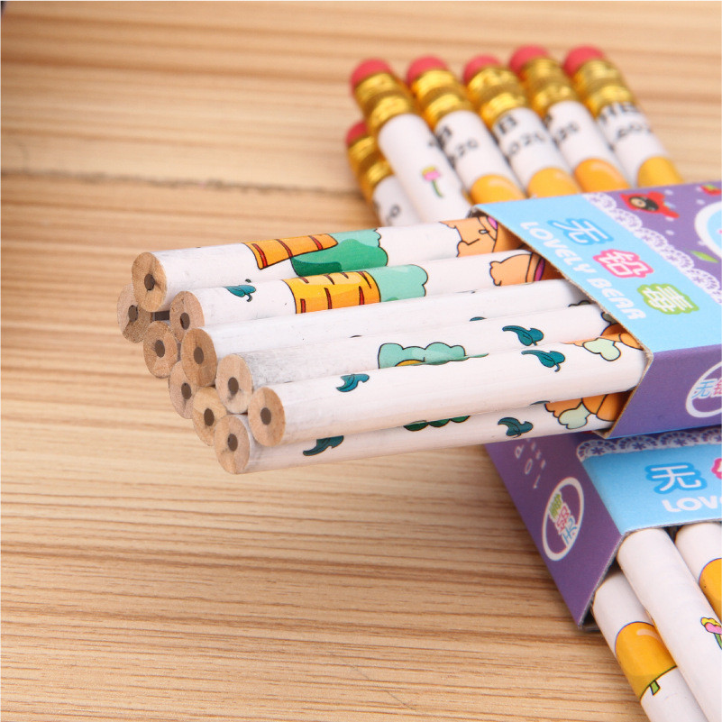 

Kawaii Anime Wooden Hb Pencils, Student Writing, Drawing, Sketch Pencil With Eraser, School Office
