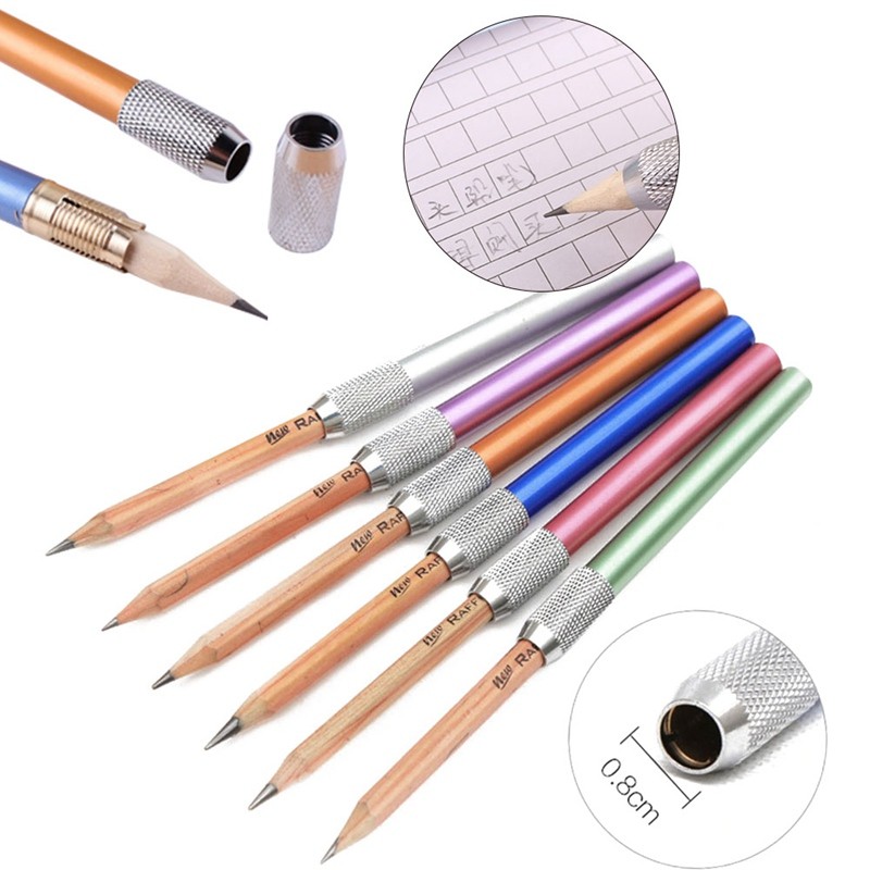 

1Pc Metal Lengthen Extender Holder Portable Extender For School Creative Student Supply Pencil