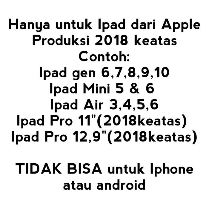 JTTOP" PENSIL STYLUS PALM REJECTION UNTUK IPAD 6,7,8,9 IPAD AIR IPAD MINI DLL