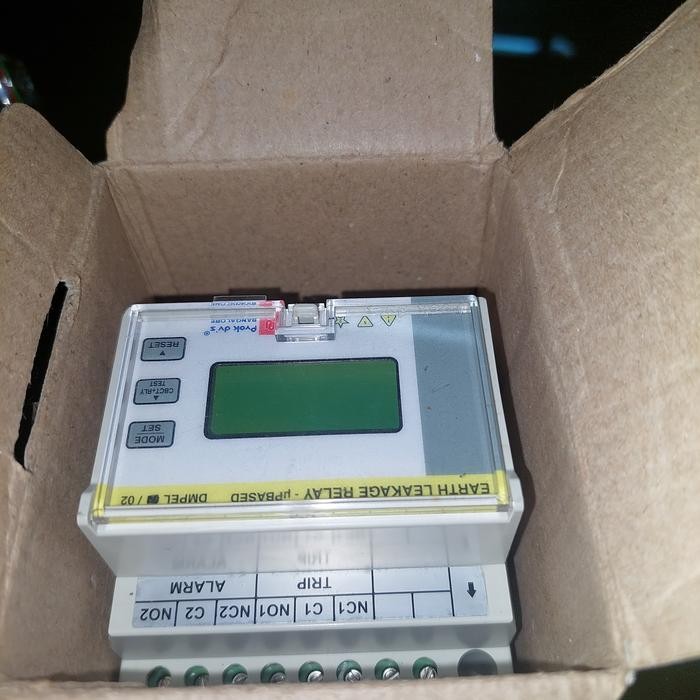 PYOK DV'S EARTH LEAKAGE RELAY DIGITAL 85-275 VAC/DC SD0411D2C1588 KUALITAS TERBAIK