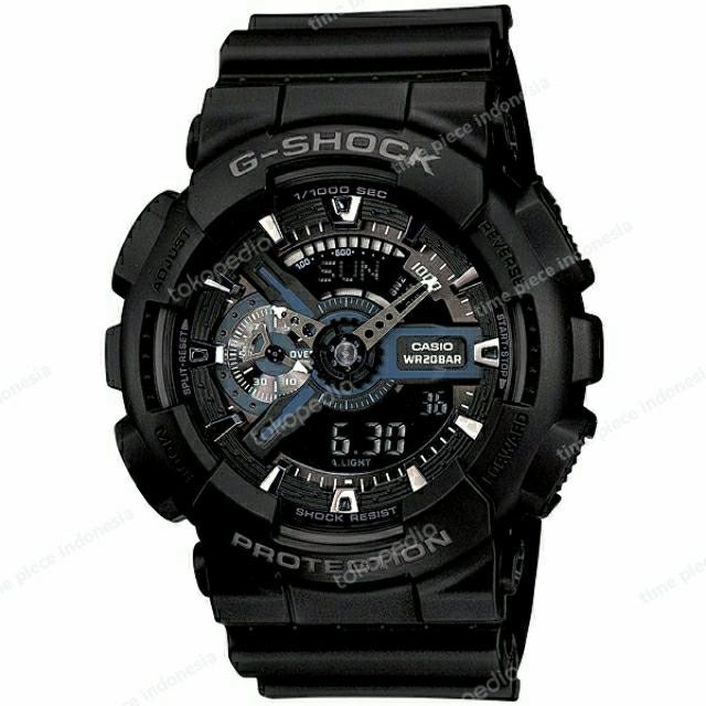 Zylo- Casio G-Shock Ga-110-1B / Gshock Ga110 Original & Bergaransi