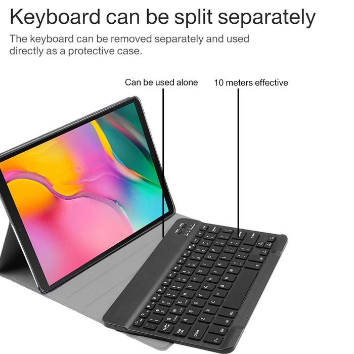 JTTOP" CASE SAMSUNG GALAXY TAB A 10.1 2019 CASING KEYBOARD T510 T515 COVER