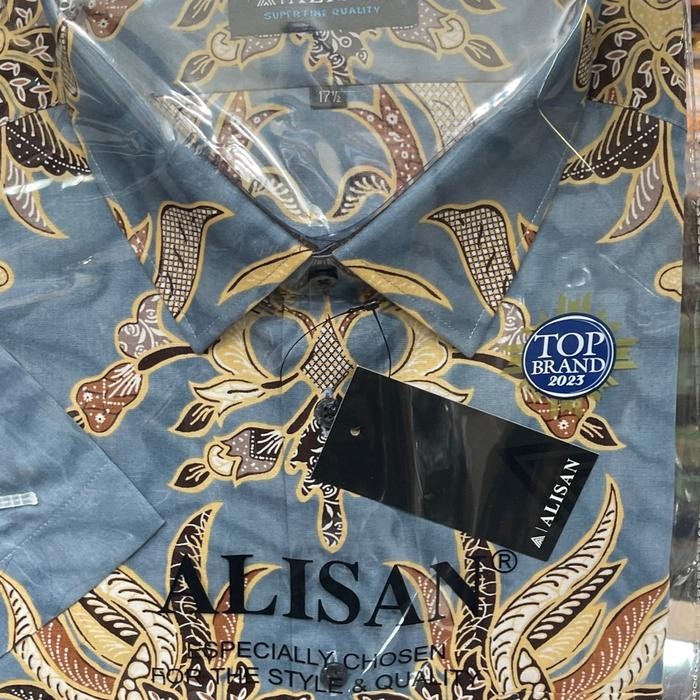 Gentra- Alisan Kemeja Batik Lengan Pendek Big Size - 1105