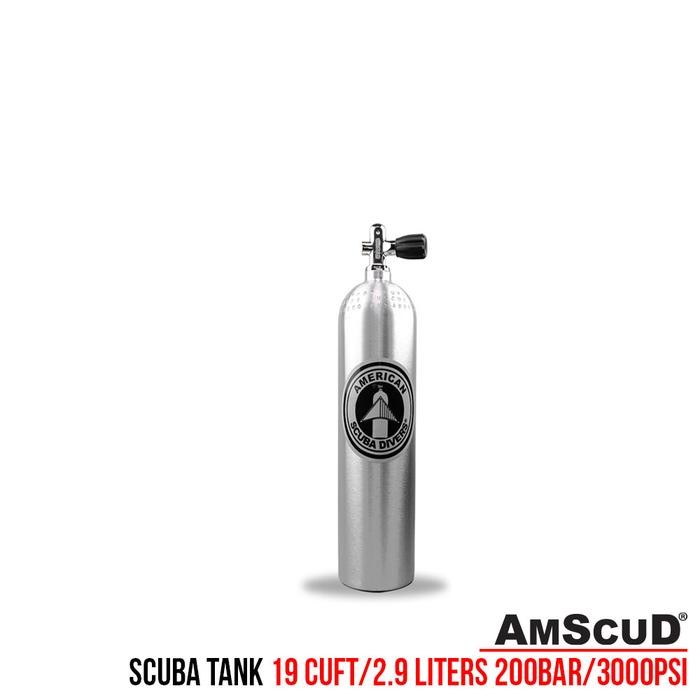 Tabung Scuba Amscud 19 Cuft / Tabung Selam / Tabung Diving / Tank Dive