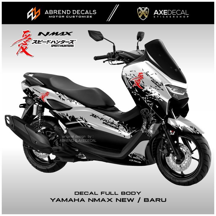 DECAL FULLBODY YAMAHA NMAX NEW 2020 HAYABUSA / STIKER MOTOR NMAX BARU