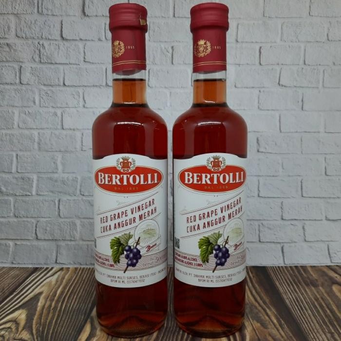 

New Bertolli Red Wine Vinegar / Cuka Fermentasi Rasa Anggur Merah