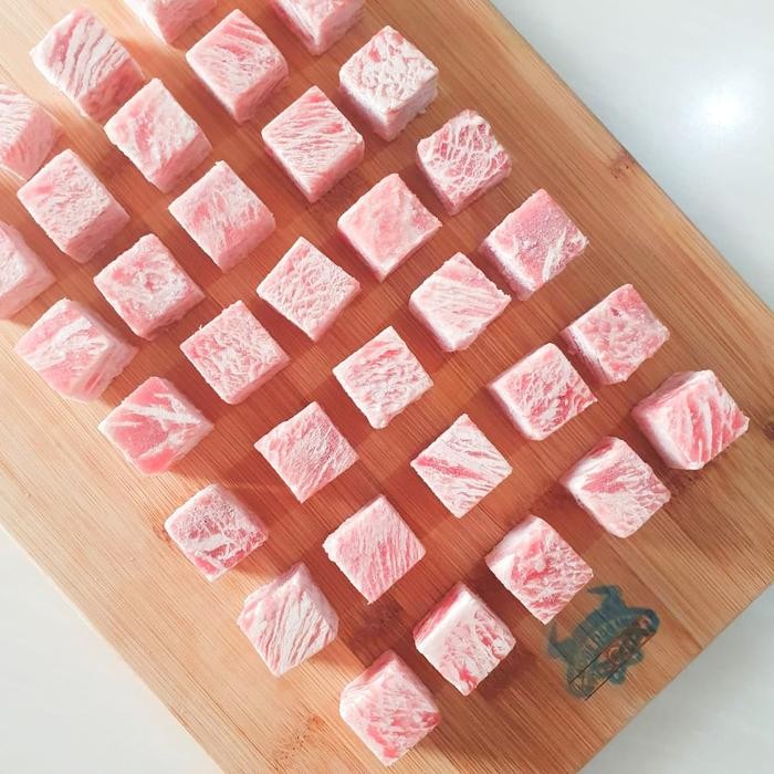 

New Premium Wagyu Saikoro Beef Cubes - 500 GR