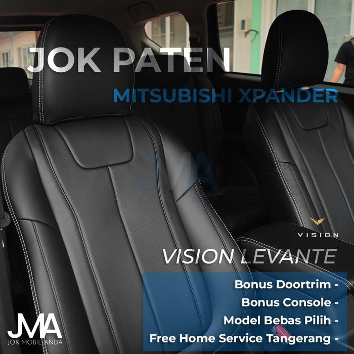 Jok Paten Kulit Mobil Mitsubishi Xpander Vision Levante Termurah