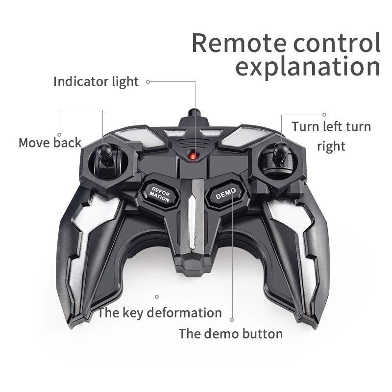(COD) 2.4G 1:14 Mainan Mobil Remote Control Besar / RC Car Dormasi Mobil Remot Jadi Robot Baterai