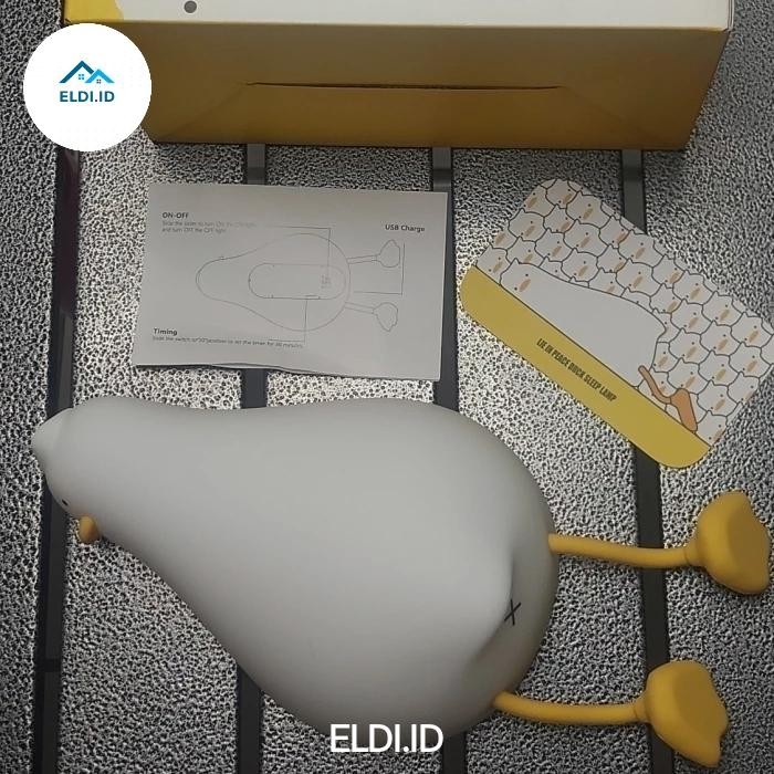 Lie In Peace Duck Sleep Lamp Lampu Tidur Unik Lucu Bebek Imut USB Warm