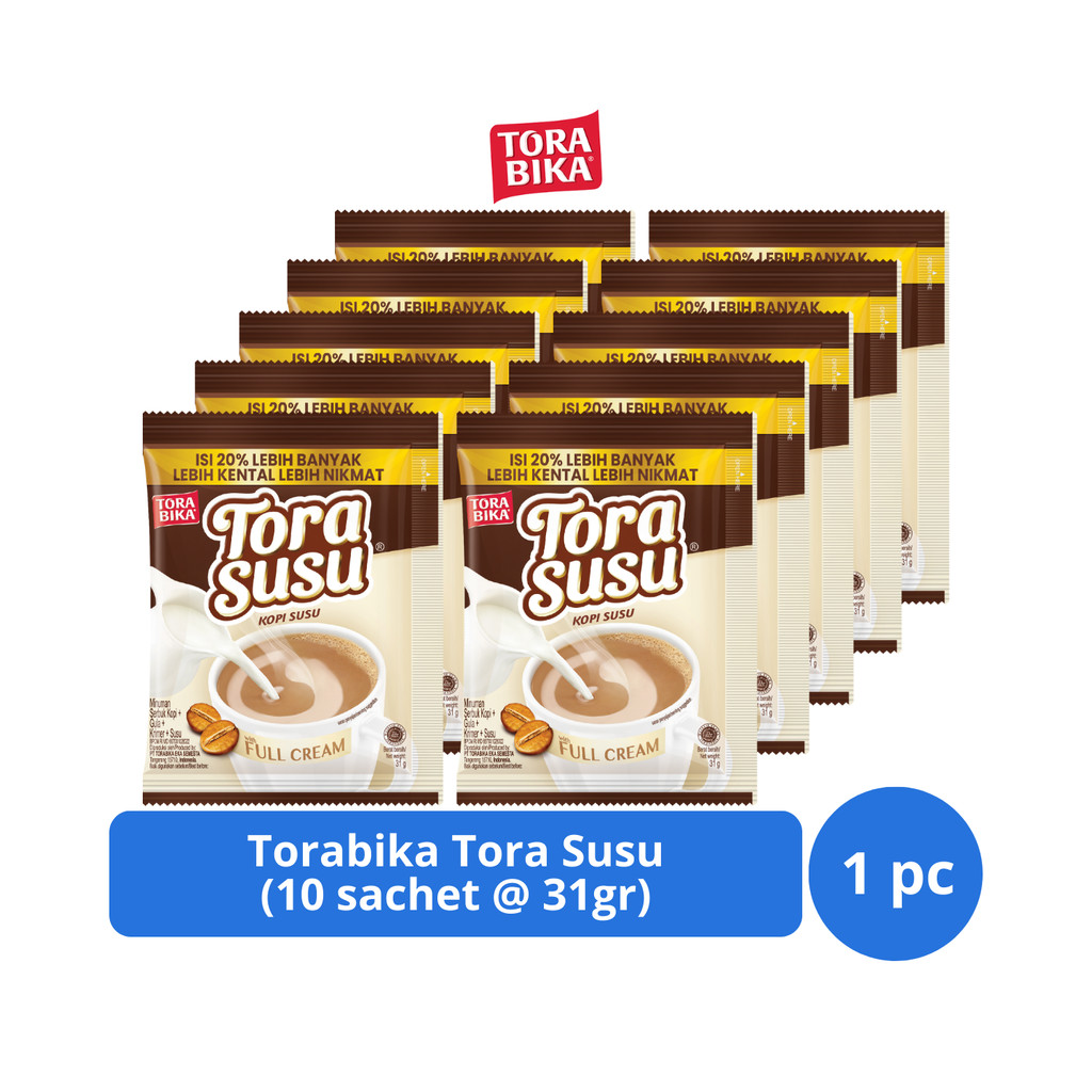 

Torabika Tora Susu 31gr x 10pcs