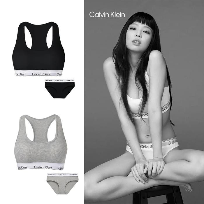 Calvin Klein Modern Cotton Unlined Bralette Sport Set