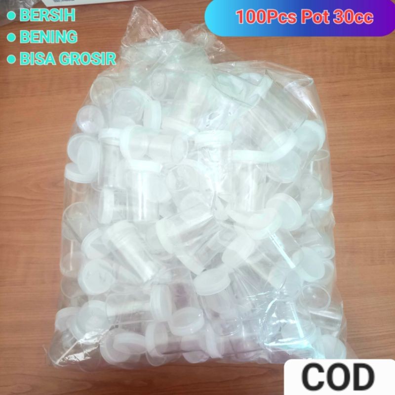 100PCS POT URINE 30CC POT OBAT POT SALEB POT DAHAK POT LAB