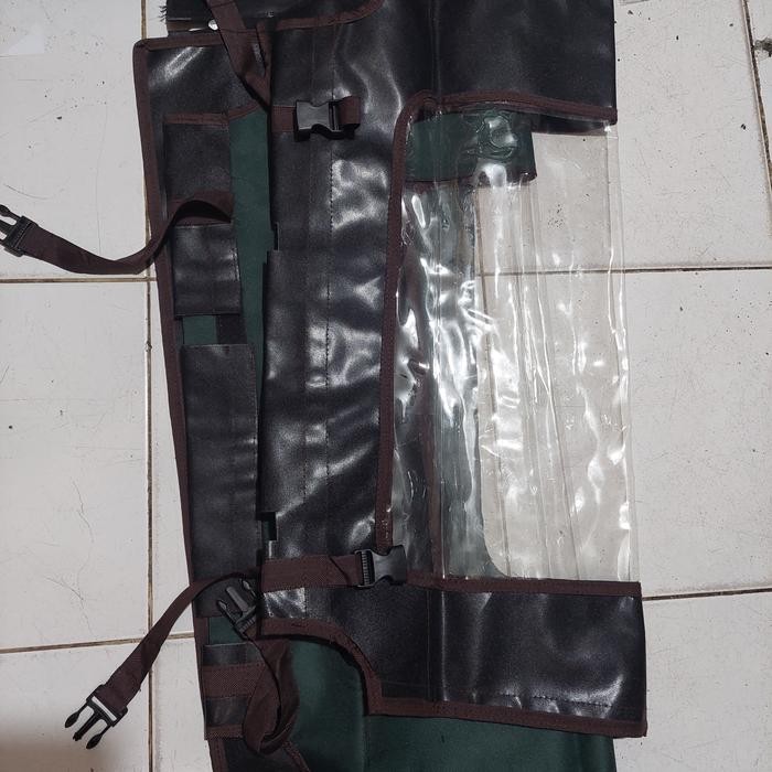 HOT SALE JENDELA TERPAL BAJAJ TVS RODA TIGA 1SET KIRI DAN KANAN TVS KING