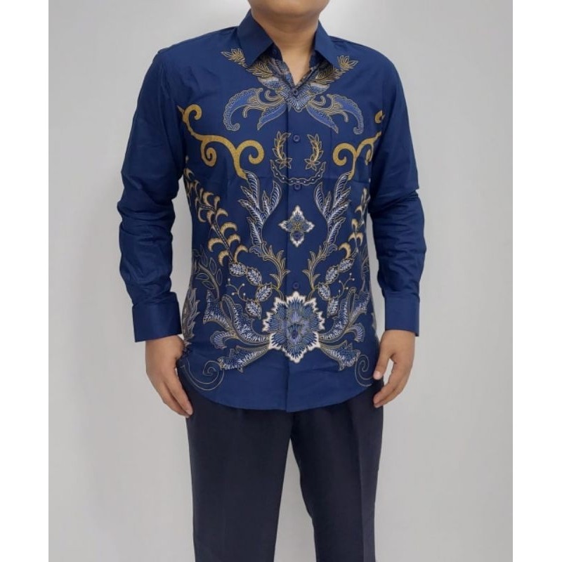 PROMO / FIRENZE size M- XL KEMEJA PANJANG BATIK PRIA / KEMEJA BATIK COWOK / KEMEJA BATIK INDONESIA /