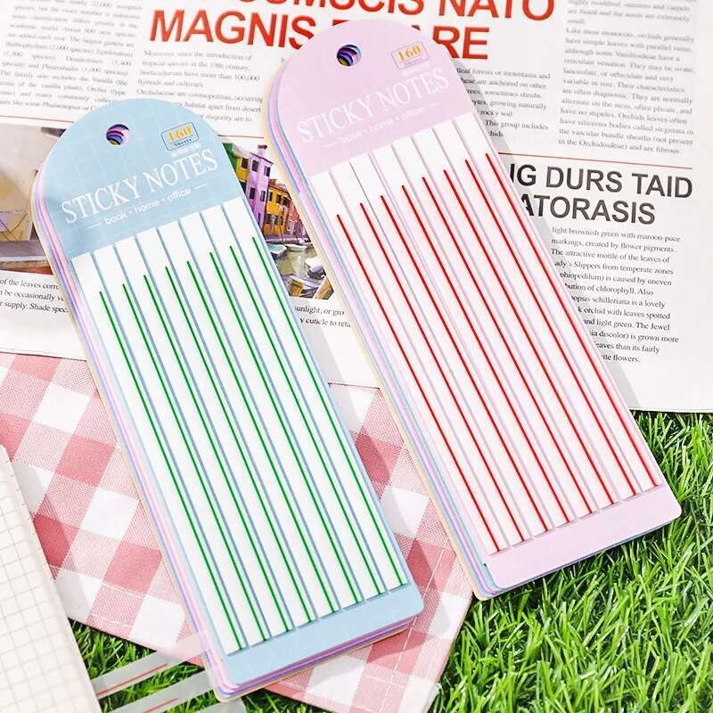 

1 Piece Lytwtw'S Cute Transparent Sticky Notes Adhesive Office School Supplies Stationery Memo Pad