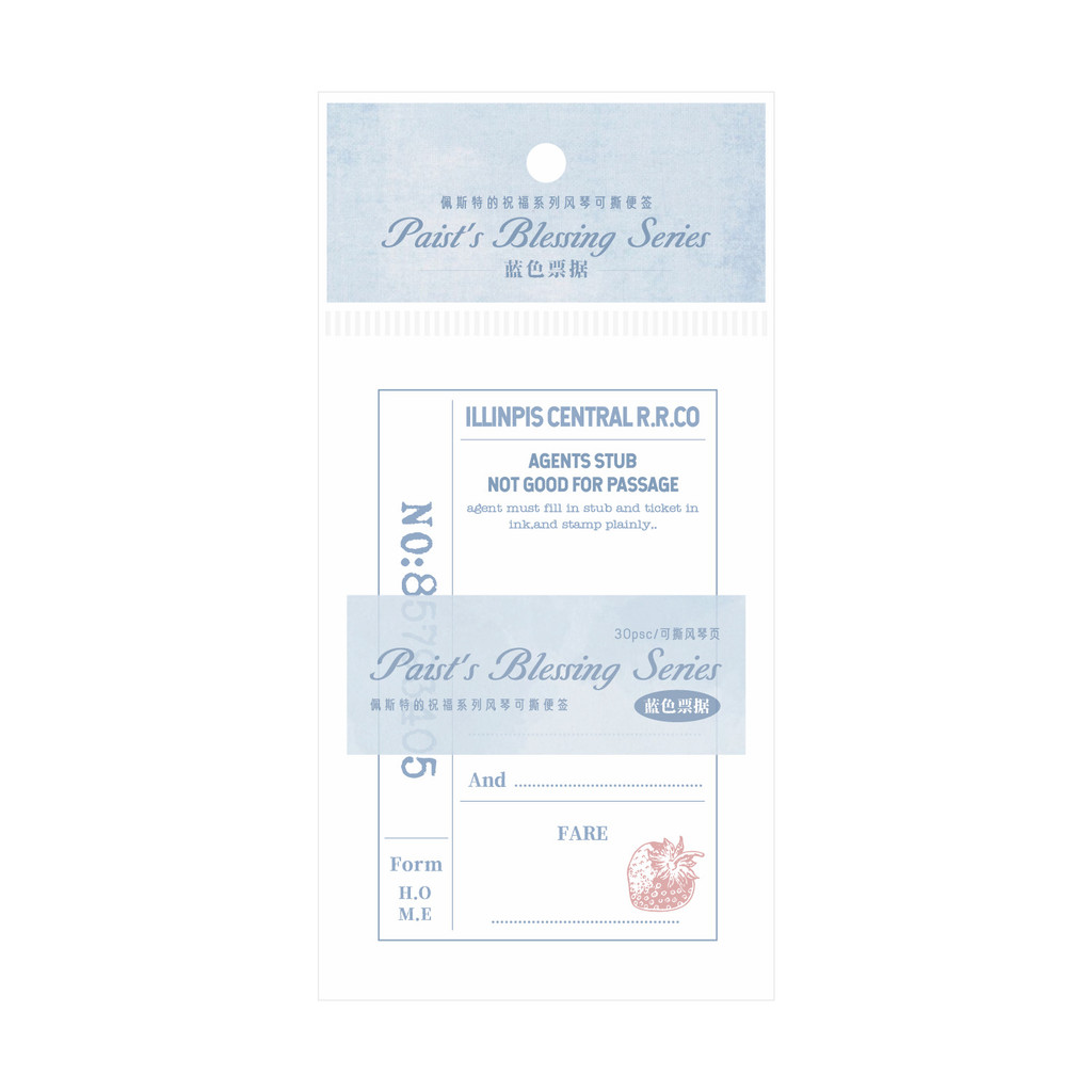 

30Pcs/Lot Memo Pads Material Paper Pester'S Blessing Junk Journal Scrapbooking Cards Retro Paper