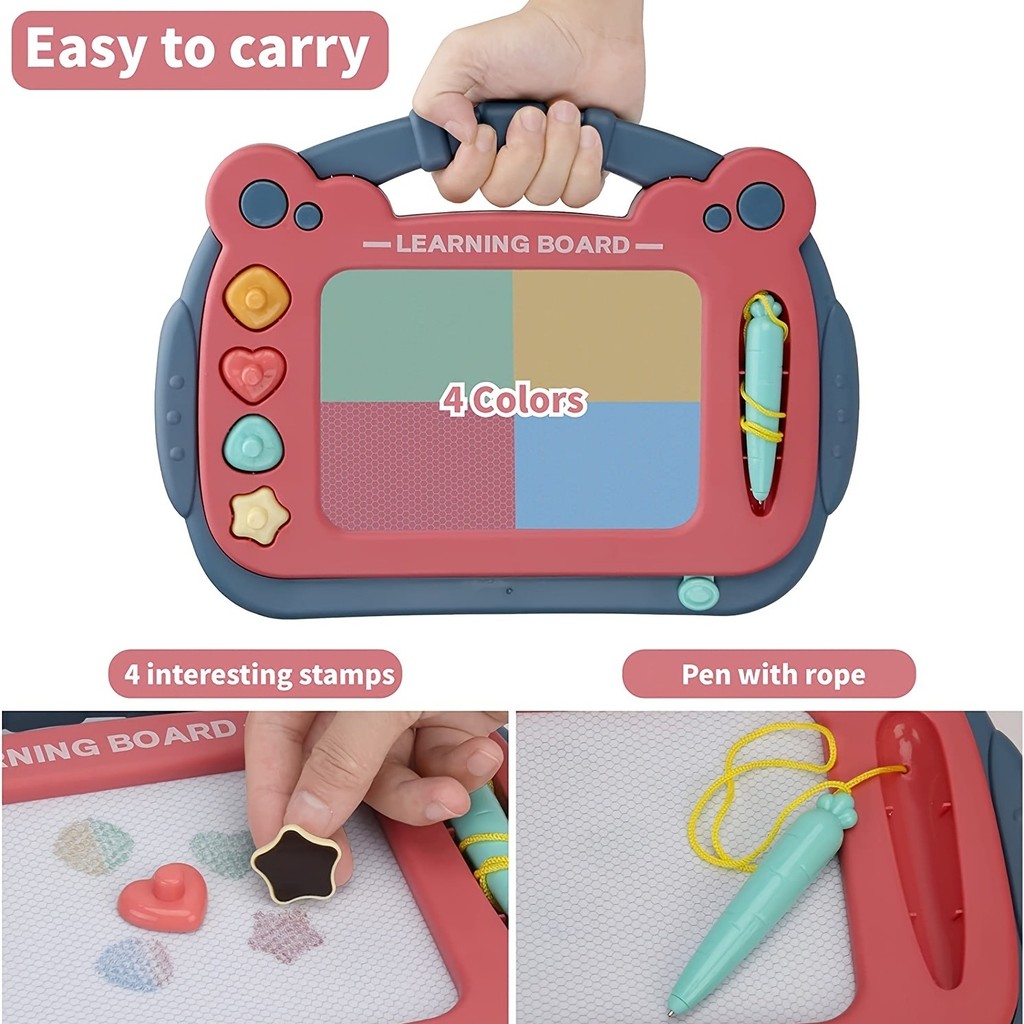 

Magnetic Drawing Board: Educational Learning Toy For Toddlers, Perfect Birthday Gift For Boys &
