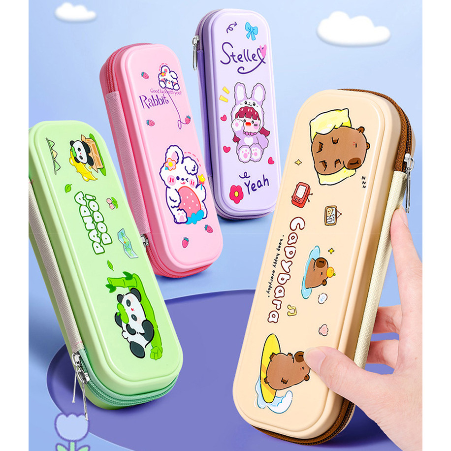 

Kawaii Cute Kid Boy Girl Multi Color Selection Pencil Box School Student Stationery Box Child Pencil