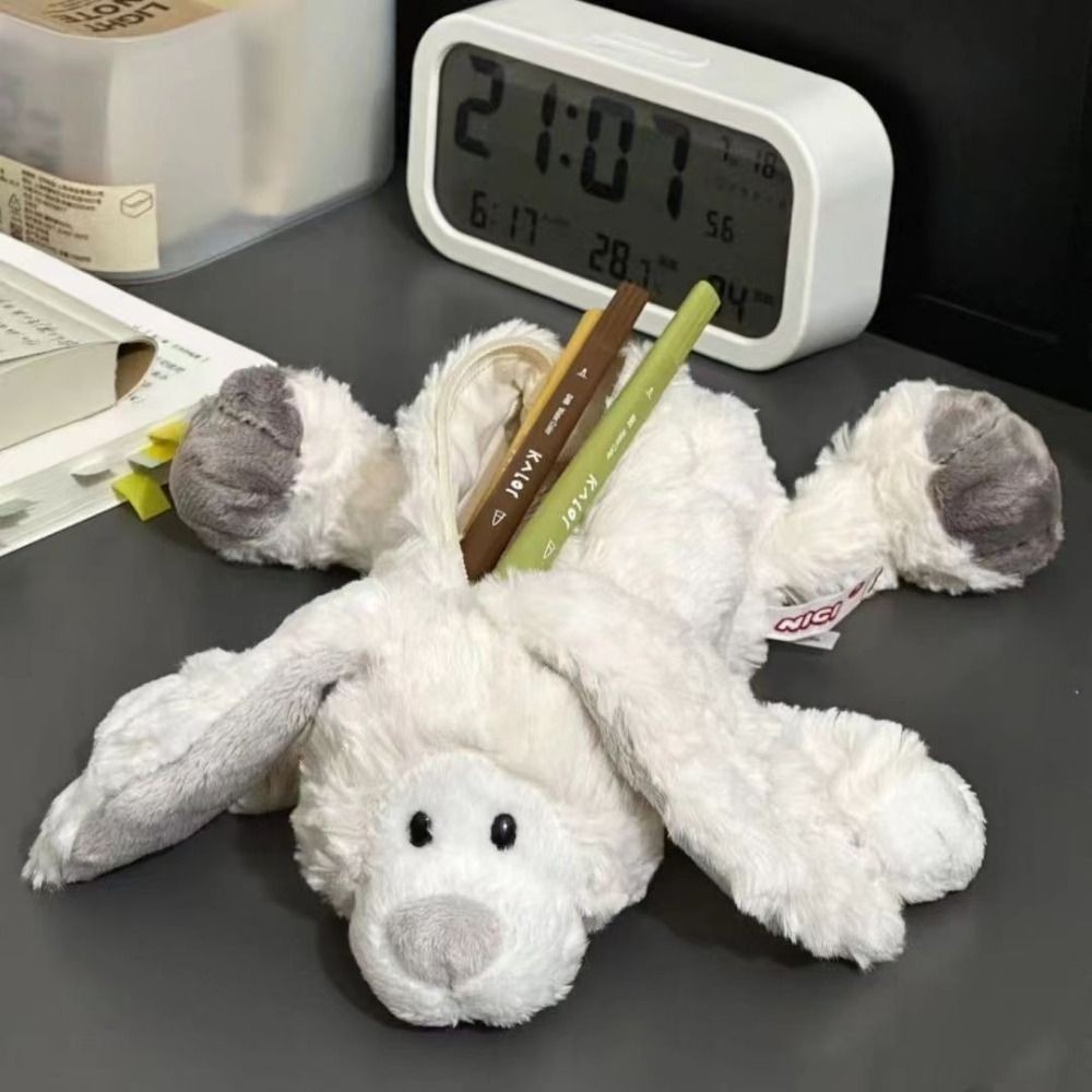 

Creative Large Capacity Pen Bag Cartoon Animal Multifunctional Pencil Case Storage Bag Student