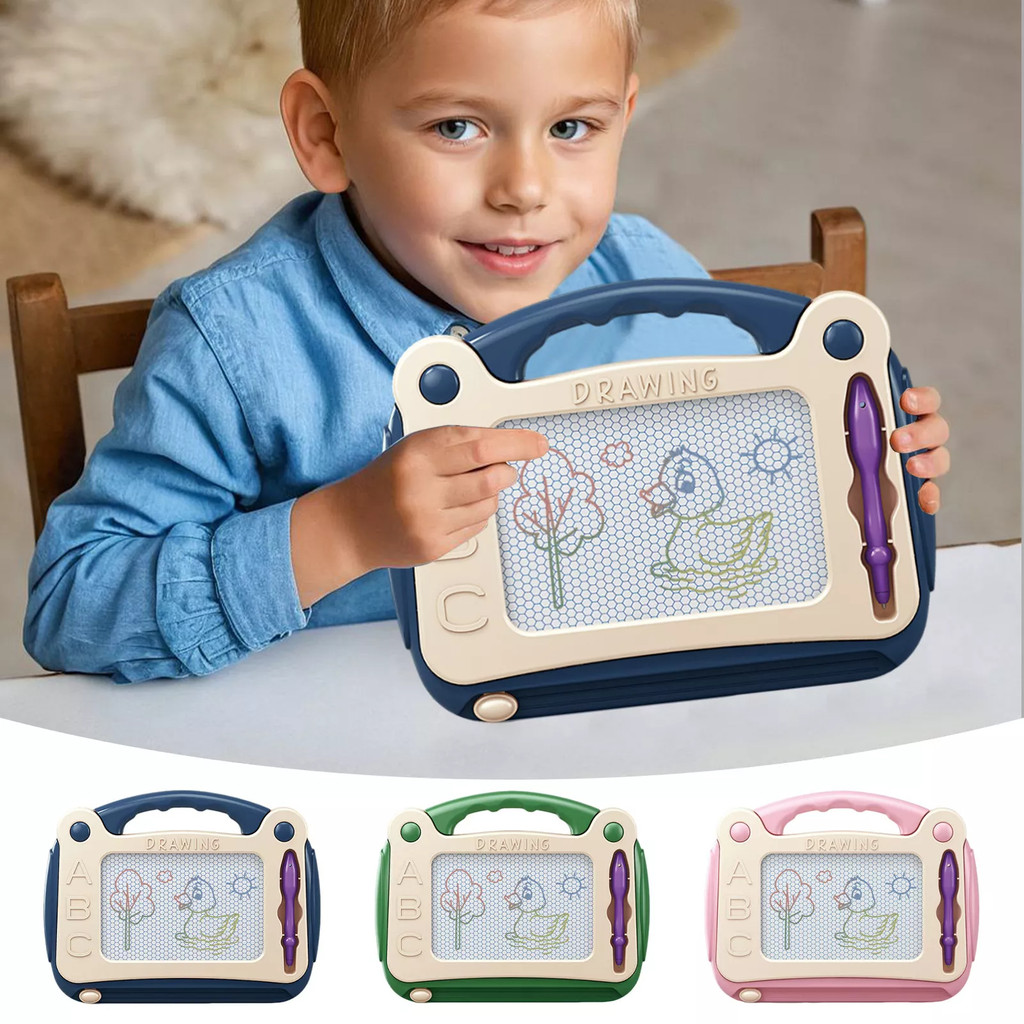 

Kids Small Size Magnetic Drawing Board,Learning Educational Toy Etch Sketch Gift For 36+ Month Kids