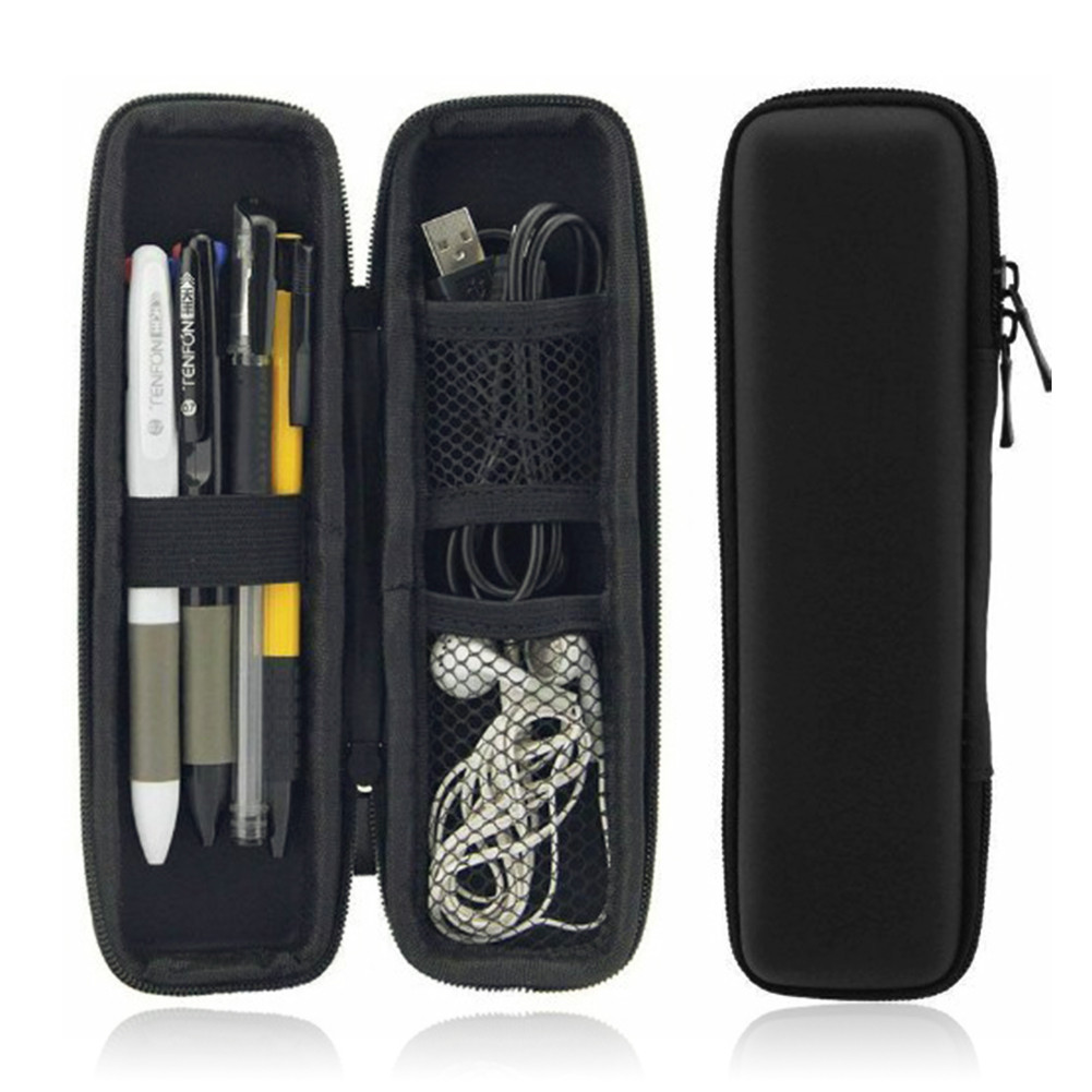 

Black Eva Hard Shell Pencil Cases Stylus Pen Holder Protective Carrying Box Storage Container For