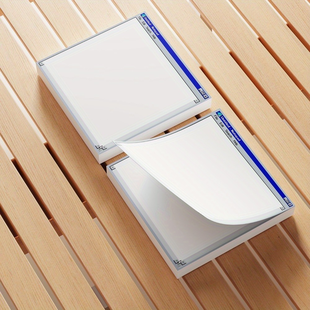 

1Pcs Of Retro Computer Patterned Sticky Creative Office With School Notepad - The Perfect Gift For