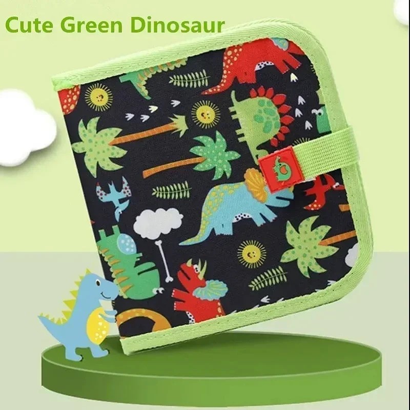 

6 Pages Children Portable Drawing Book Magic Blackboard Coloring Books Erasable Writing Board