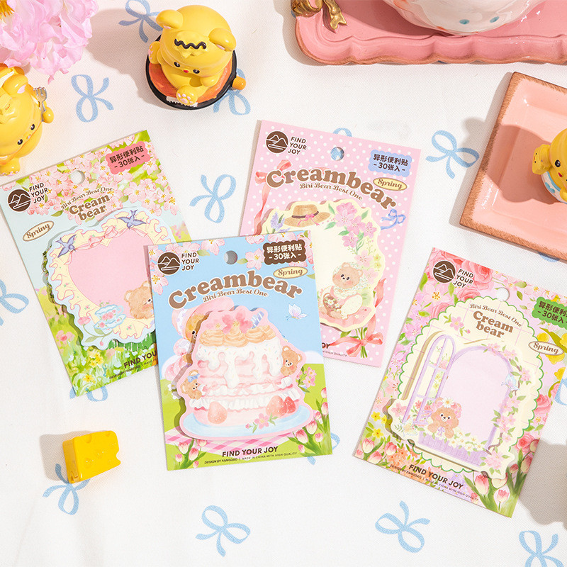 

Minkys 30 Sheets Cute Sticky Memo Pad Paper To Do List Journal Note Paperlaria Diy Material