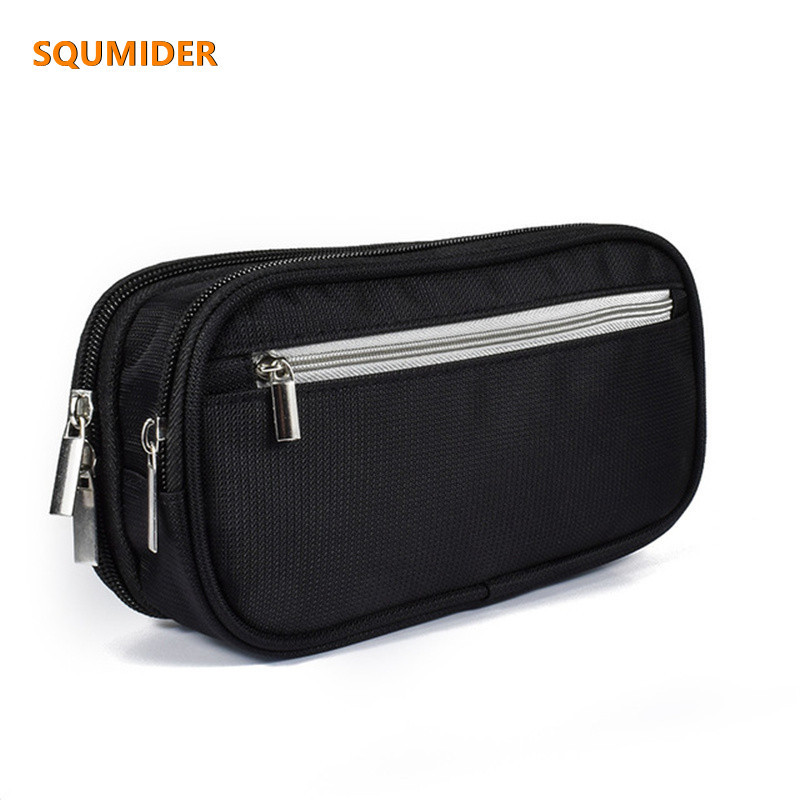 

Solid Color Canvas Pencil Case School Stationery Bag Large Capacity Pen Case Cute Pen Bag Gifts For