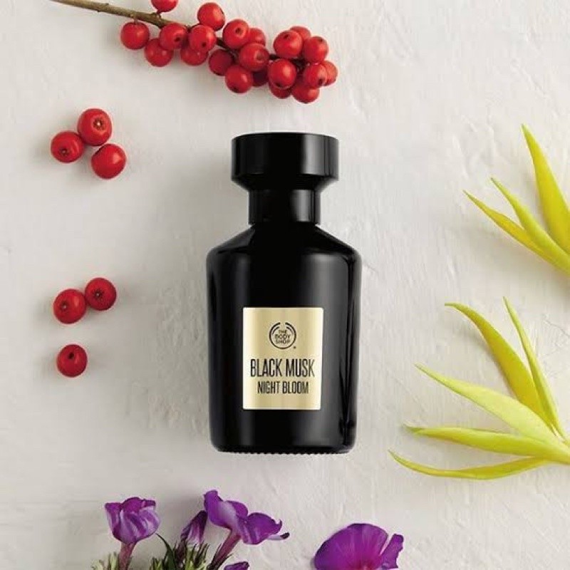 PARFUM ORIGINAL EROPA Body Shop Black Musk Night Bloom for women EDT 60ml PARFUME WANITA / PARFUM WA