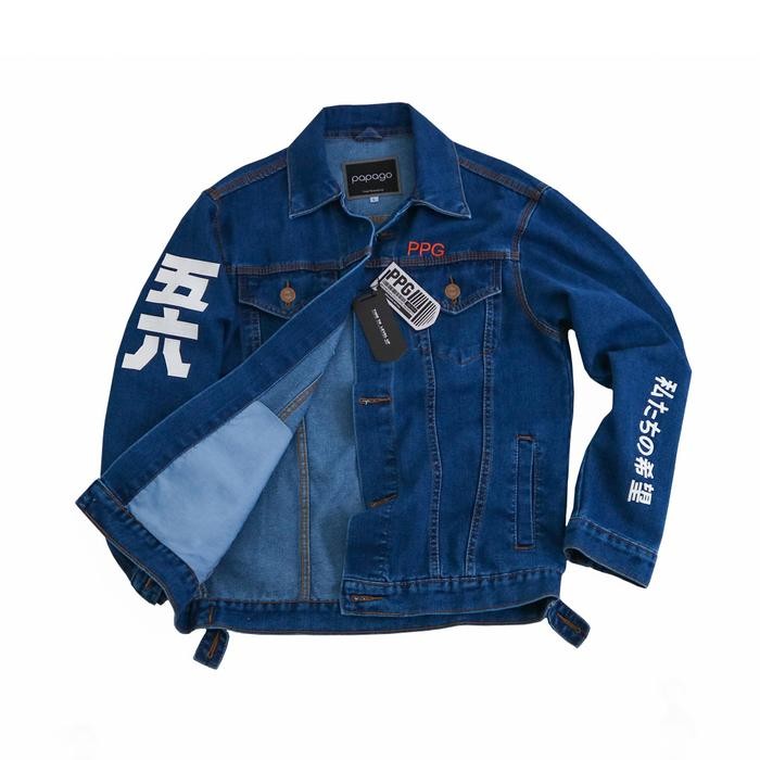 Wearon- Papago - Jaket Jeans - Jaket Denim Pria Original - Japan Hope