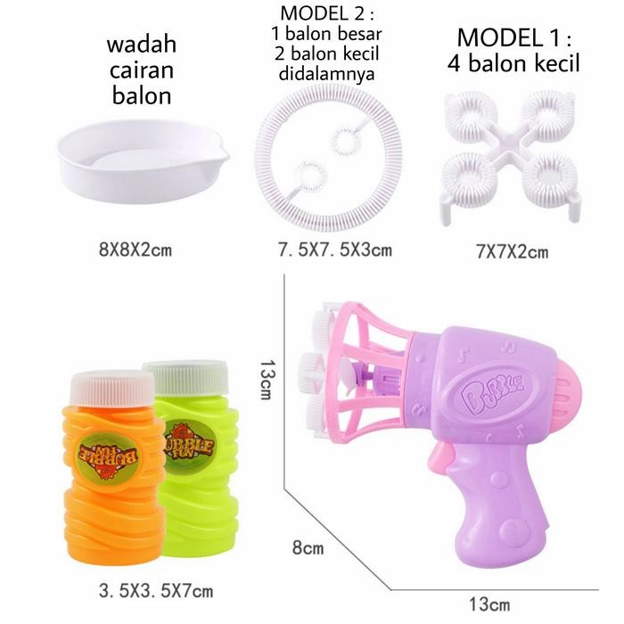 BIG BUBBLE GUN TEMBAKAN GELEMBUNG BUBBLE SABUN BESAR - TEMBAKAN SABUN