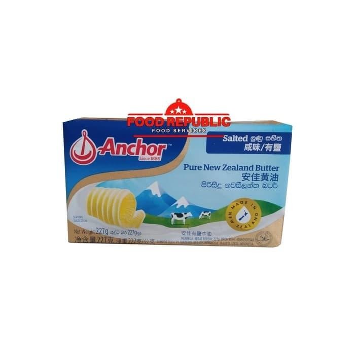 

SALTED BUTTER ANCHOR 227 GR HALAL - MENTEGA ASIN PREMIUM IMPORT ENAK