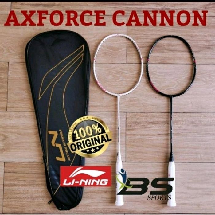 READY RAKET BADMINTON LINING AXFORCE CANNON 4U/5U6U